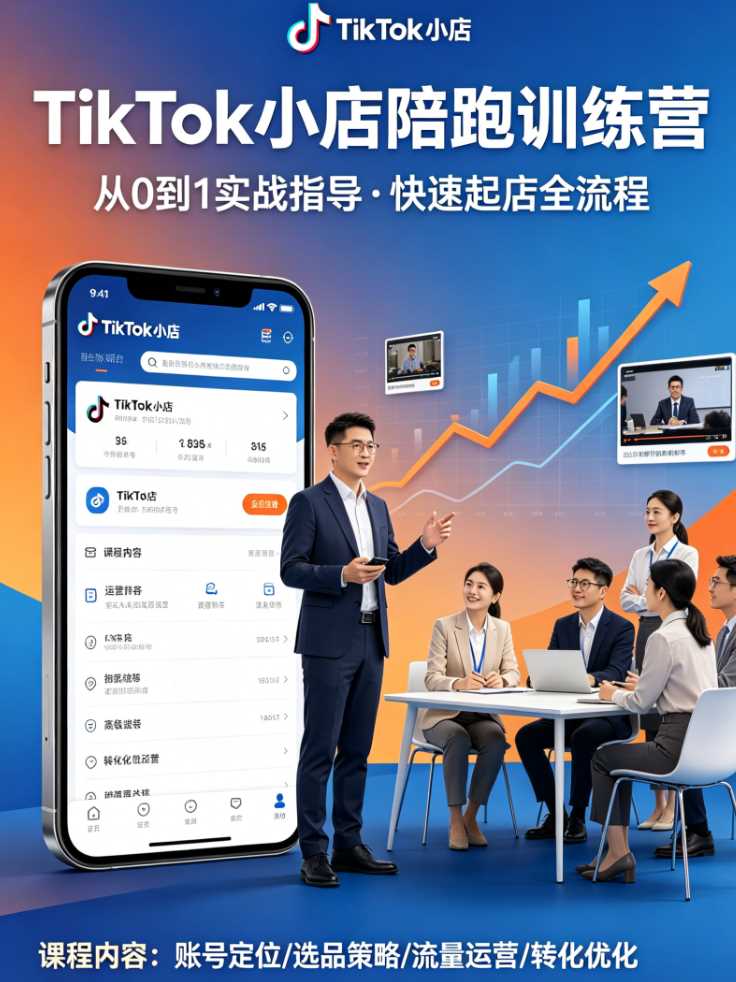 TikTok小店陪跑训练营