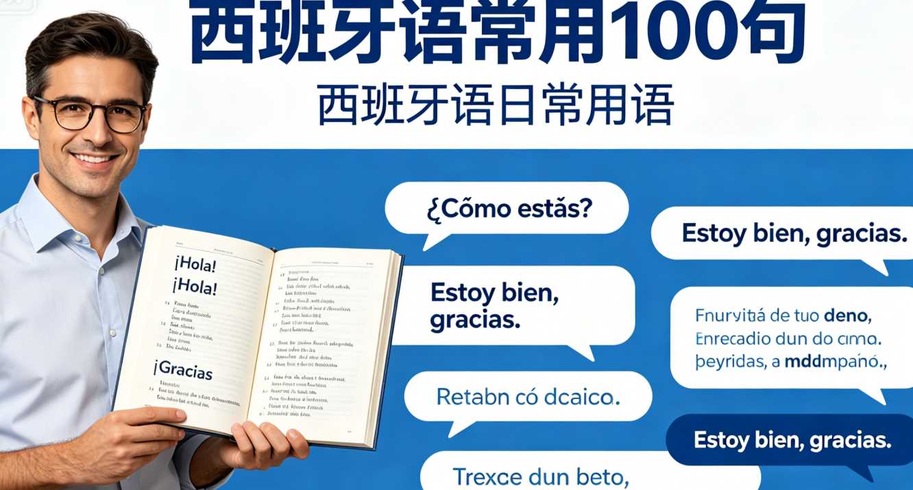 西班牙语常用100句视频_西班牙语日常用语