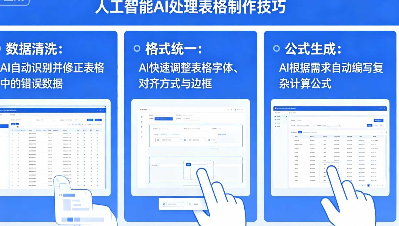 小札《人工智能AI处理表格制作技巧》