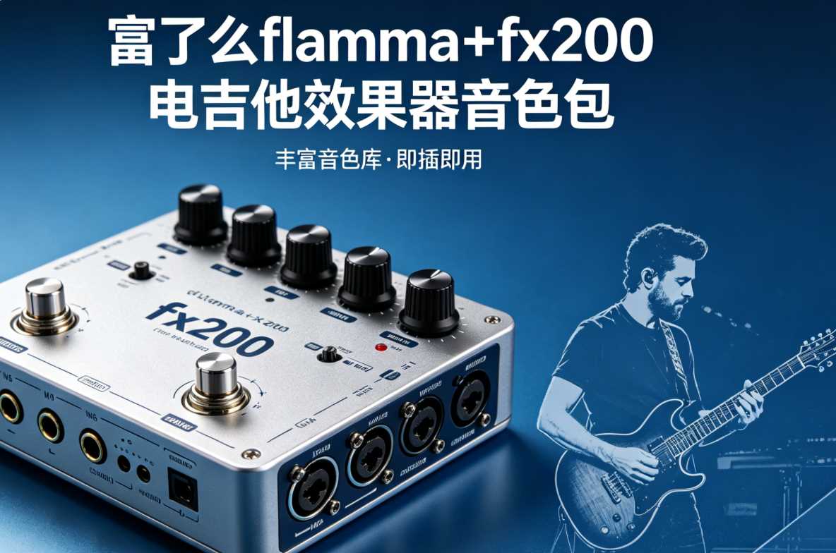富了么flamma+fx200电吉他效果器音色包