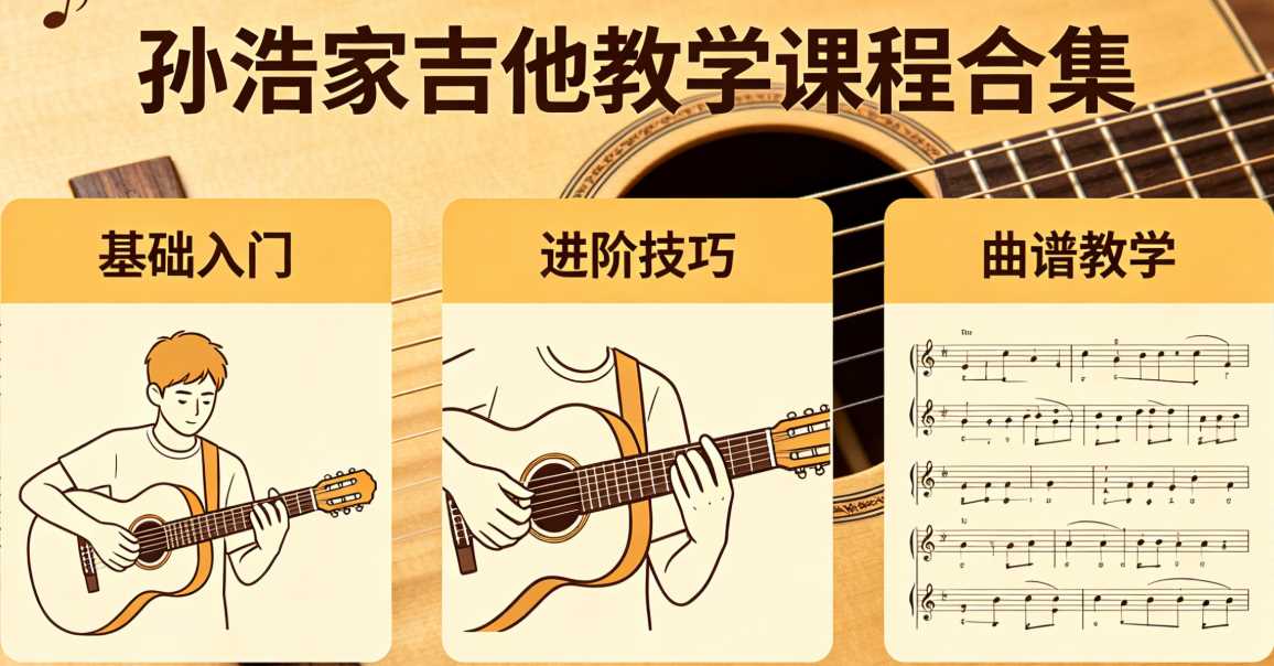 孙浩家吉他教学课程合集