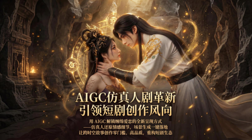 AIGC仿真人《合欢宗》短剧教学