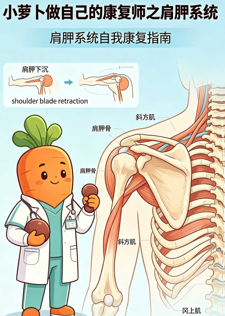 小萝卜做自己的康复师之肩胛系统