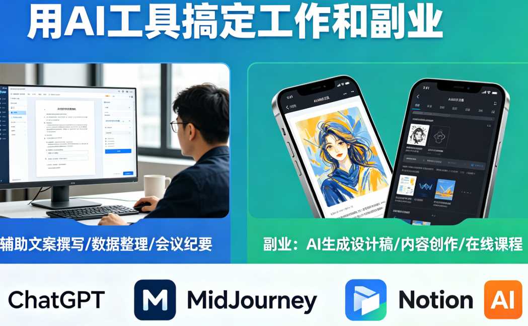 用AI工具搞定工作和副业
