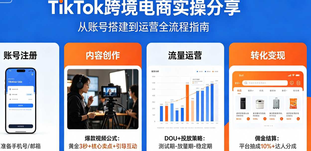 Tiktok跨境电商实操分享