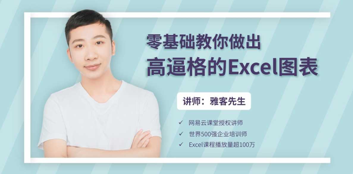 25堂课零基础教你做出高逼格的Excel图表（29集全）