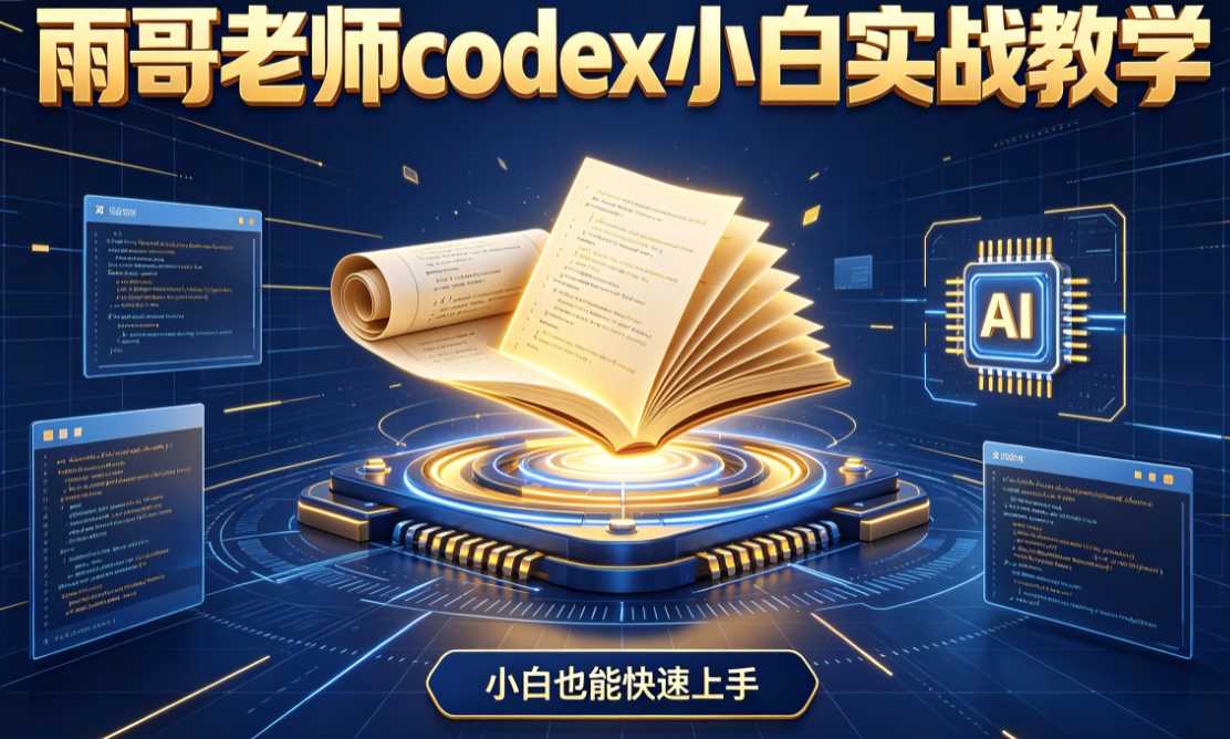 雨哥老师codex小白实战教学