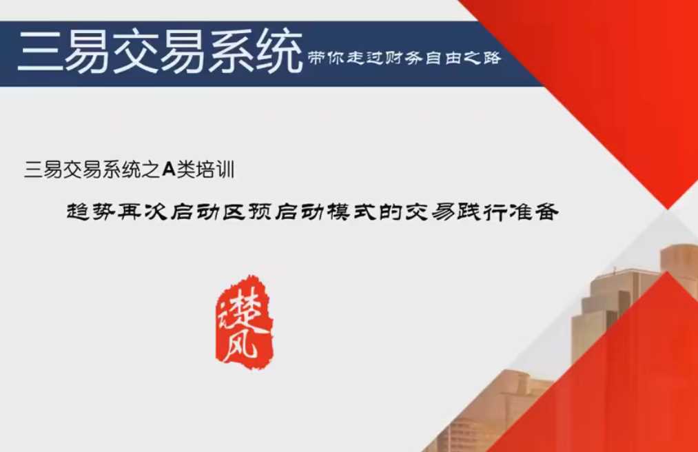 【三易楚云风】r趋势再次启动区预启动模式