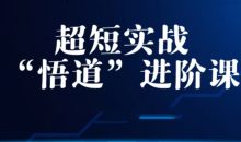 超短实战“ 悟道”进阶课
