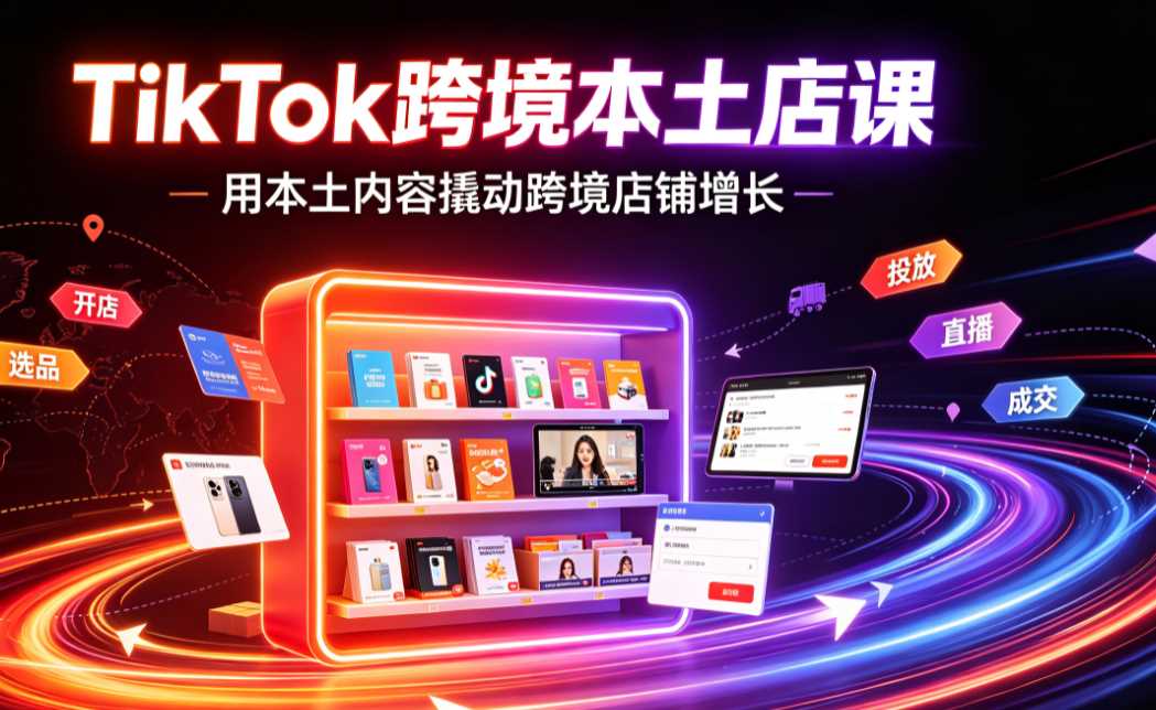 TikTok跨境本土店课