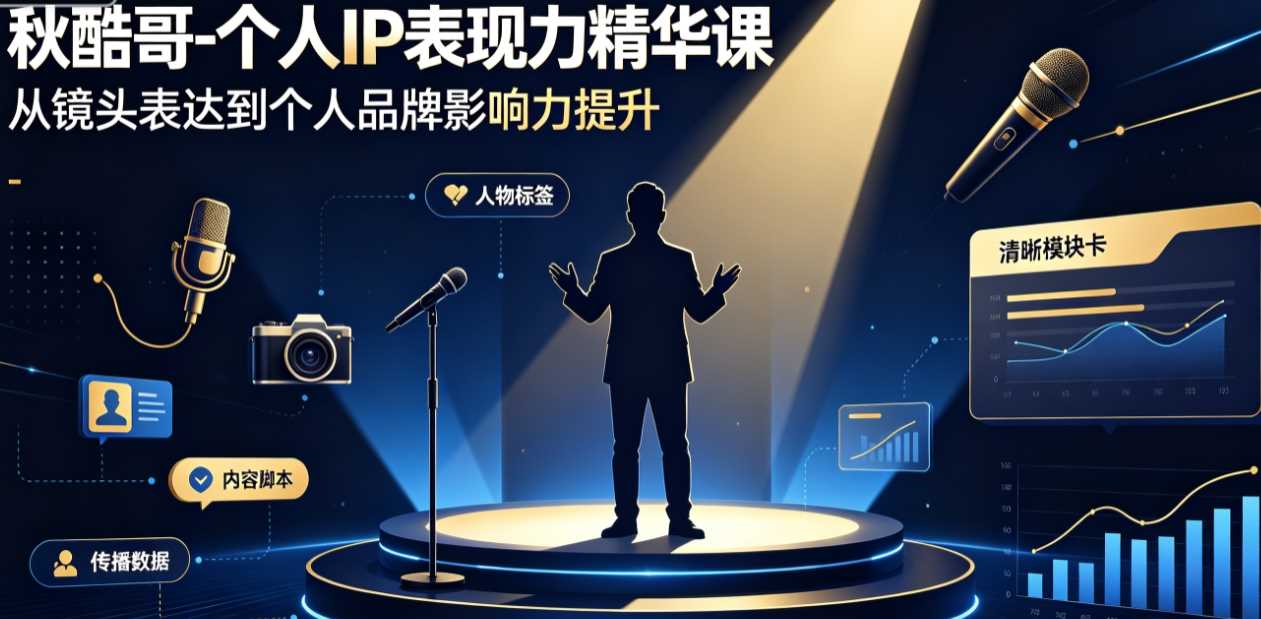 秋酷哥-个人IP表现力精华课
