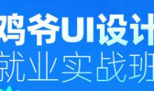 鸡爷UI设计就业实战班第20期
