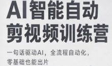 老艺·AI智能自动剪视频训练营