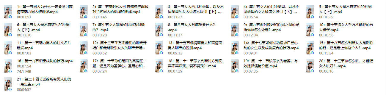 沐芯《男性高情商魅力男人特训课》