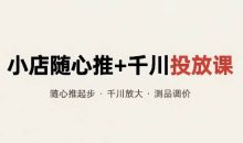 威威妈·小店随心推+千川投放课(更新)