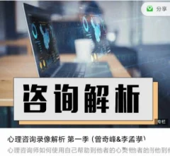 曾奇峰李孟潮 《心理咨询录像解析 第一季》高清视频+文稿