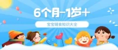 6个月-1岁+宝宝辅食知识大全