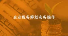 企业税务筹划实务操作