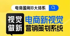 8大体系视觉篇·视觉做新,电商新视觉营销策划系统课