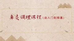 小儿推拿之鼻炎调理课程(入门到精通)