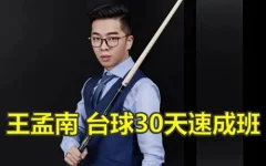 王孟南台球教程教学 入门进阶1-3月实现一杆清视频课程