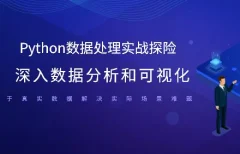 Python数据处理实战探险 深入数据分析和可视化 基于真实数据解决实际场景难题