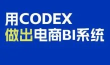 电商108将·用Codex做出电商BI系统