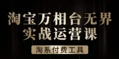 沧海·淘系万相台无界实战运营课,万相台无界实操全案例解析