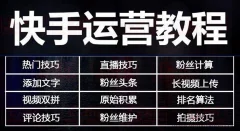 快手运营教程:快手7天上热门课程全集