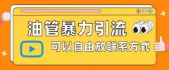 油管暴力引流,可以自由放联系方式【揭秘】