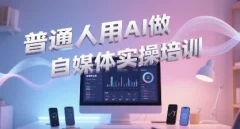 普通一个人用AI做自媒体,助你轻松开启AI自媒体创作之路