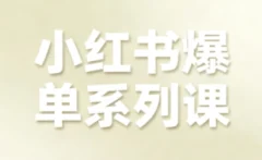 尼采老师·小红书爆单系列课(更新)聚焦小红书电商全链路增长