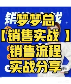 梦梦总-销售心法-销售落地实战分享