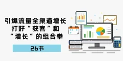 引爆流量全渠道增长,打好“获客”和“增长”的组合拳-26节