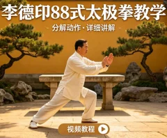 李德印88式太极拳教学视频