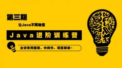 90天Java进阶训练营三期教程 让Java不再难懂