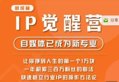 树成林·IP觉醒营,快速树立行业IP的操作方法论,让你赚到人生的第一个1万块