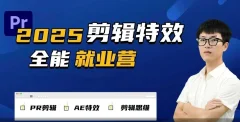 2025春季剪辑特效1对1就业营拍剪全能集训营PR剪辑+AE特效+剪辑思维