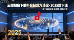 巨合启力语暄云图视角下的抖音经营方法论,2025线下课,助力商家规模化经营,提效经营(录音+字幕)