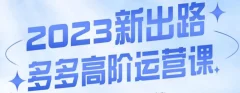 大炮·多多高阶运营课,3大玩法助力打造爆款,实操玩法直接亮出干货