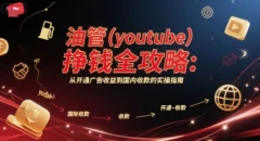 油管挣钱全攻略:从开通广告收益到国内收款的实操指南