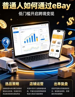 普通人如何通过eBay从低风险商品起步并遵循“养号”节奏稳健销售