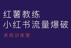 红薯教练-小红书内容运营课,小红书运营学习终点站