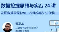 数据挖掘思维与实战 24 讲 发掘数据隐藏价值,构建高薪知识架构