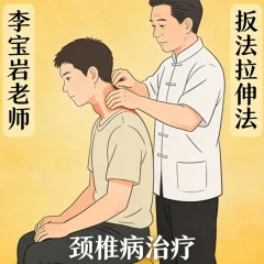 李宝岩老师扳法拉伸法颈椎病