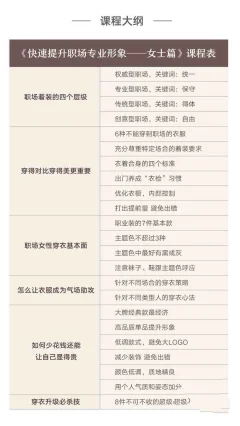 快速提升你的职场专业形象女性篇