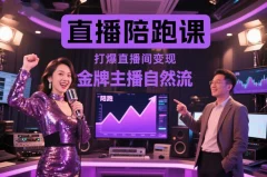 姜姜的直播陪跑课,金牌主播自然流打爆直播间,复制高变现玩法