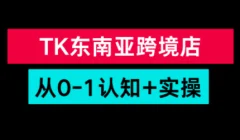 TikTok东南亚跨境从0-1认知实操课