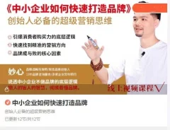 妙心中小企业如何快速打造品牌,创始人必备的超级营销思维