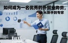 如何成为一名优秀的外贸业务员,从新手到专家